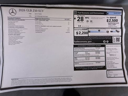 New 2026 Mercedes-Benz GLB 250 image 9