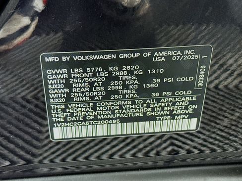 Used 2026 Volkswagen Atlas Cross Sport SE AWD/4WD image 39