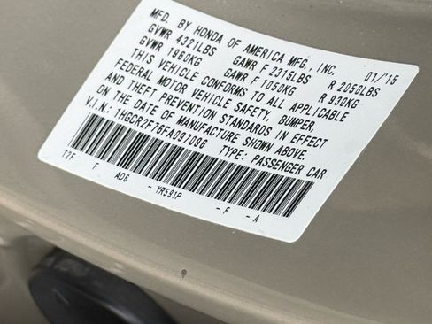 Used 2015 Honda Accord EX image 34