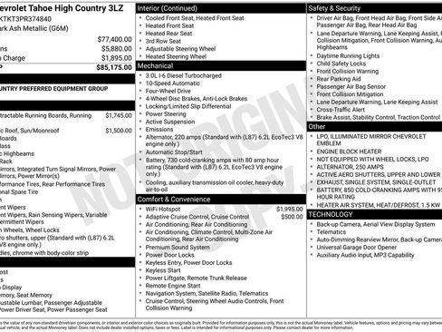 Used 2023 Chevrolet Tahoe High Country AWD/4WD image 6