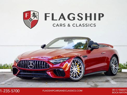 Used 2022 Mercedes-Benz SL 63 AMG 4MATIC w/ Driver Assistance Package image 1