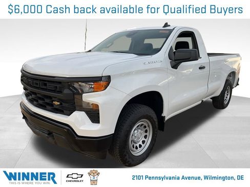New 2025 Chevrolet Silverado 1500 W/T w/ Snow Plow Prep Package image 1