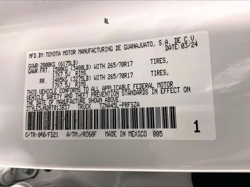 Used 2024 Toyota Tacoma TRD Off-Road w/ TRD Off Road Upgrade Package image 37