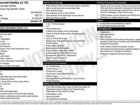Used 2022 Chevrolet Malibu LS FWD image 21