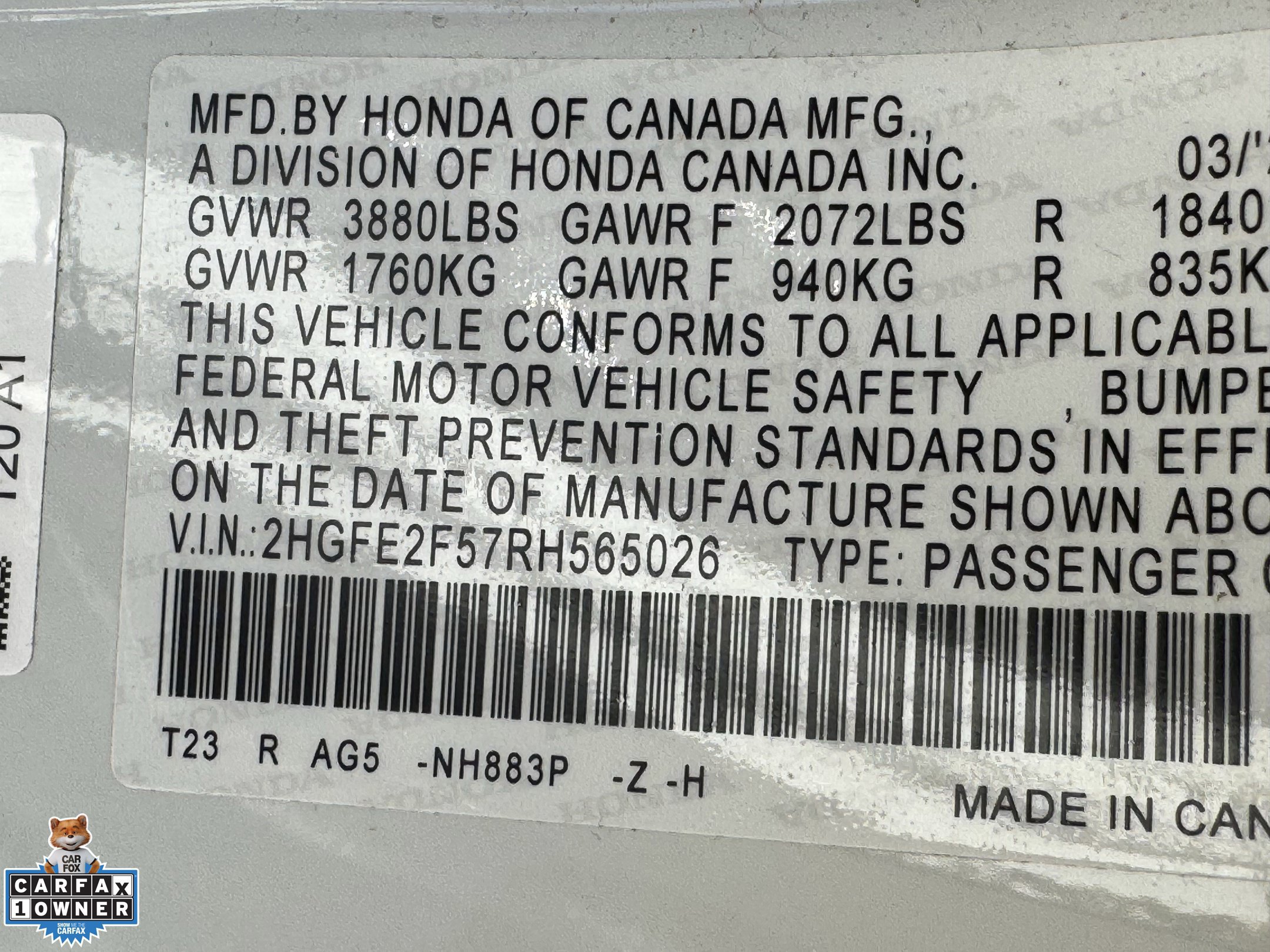 Used 2024 Honda Civic Sport image 29