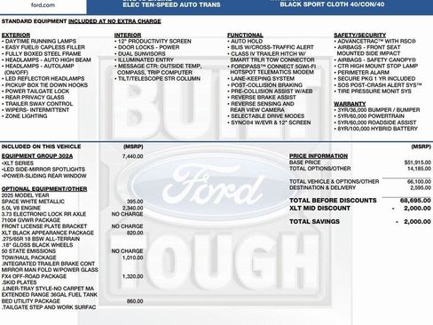 New 2025 Ford F150 XLT w/ Equipment Group 302A MID image 2