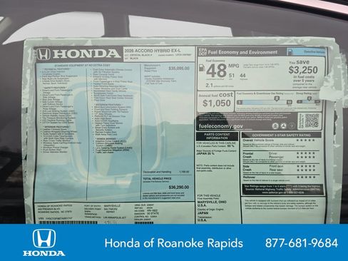 New 2026 Honda Accord EX-L image 25