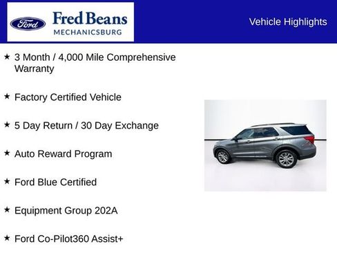 Used 2021 Ford Explorer XLT w/ Equipment Group 202A AWD/4WD image 7