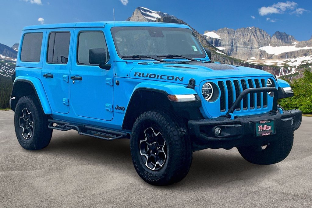 Used 2021 Jeep Wrangler Unlimited Rubicon 4xe w/ Steel Bumper Group AWD/4WD image 12