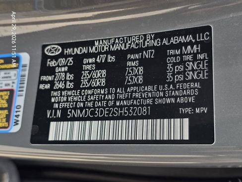 Used 2025 Hyundai Tucson SEL FWD image 34