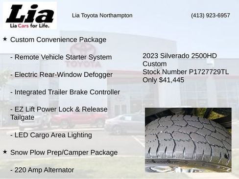 Used 2023 Chevrolet Silverado 2500 Custom w/ Custom Convenience Package image 7