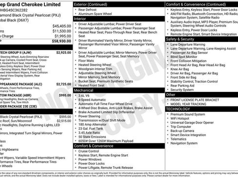 New 2025 Jeep Grand Cherokee Limited w/ Luxury Tech Group II AWD/4WD image 6