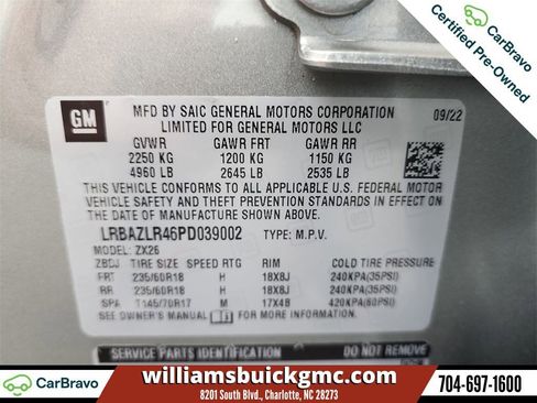 Certified 2023 Buick Envision Preferred image 33