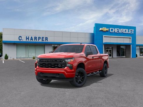 New 2026 Chevrolet Silverado 1500 Custom w/ Turbomax Blackout Package AWD/4WD image 8