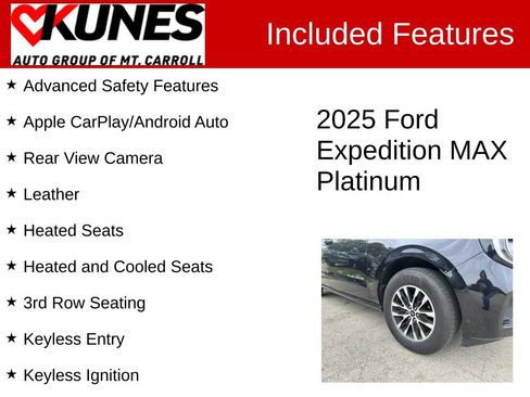 Used 2025 Ford Expedition Max Platinum AWD/4WD image 3