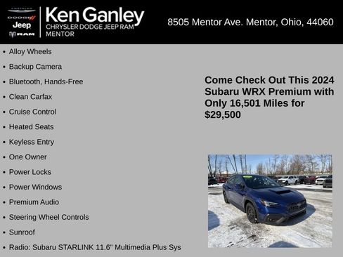 Used 2024 Subaru WRX Premium image 5