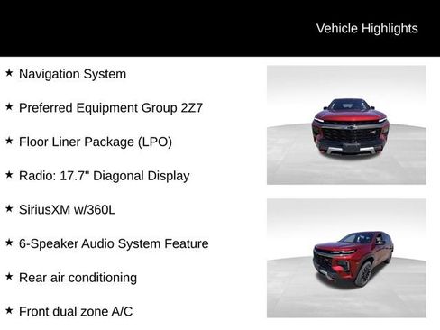 Certified 2024 Chevrolet Traverse Z71 w/ LPO, Floor Liner Package AWD/4WD image 13