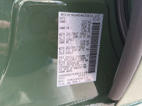 New 2026 Nissan Frontier PRO-4X w/ Pro-4x Convenience Package AWD/4WD image 19