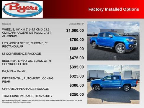 Used 2022 Chevrolet Colorado LT w/ LT Convenience Package AWD/4WD image 10