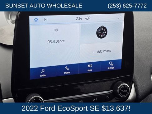 Used 2022 Ford EcoSport SE AWD/4WD image 34