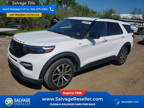Used 2022 Ford Explorer ST-Line w/ Class IV Trailer Tow Package AWD/4WD image 1