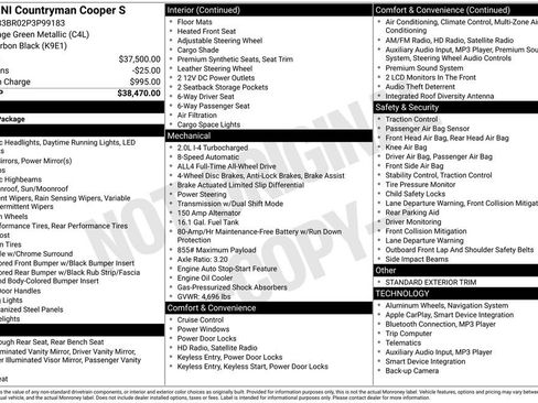 Certified 2023 MINI Cooper Countryman S AWD/4WD image 9