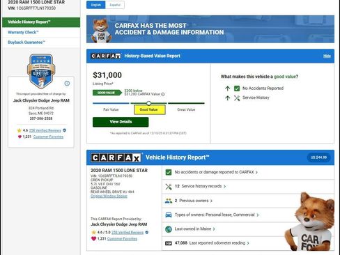 Used 2020 RAM 1500 Big Horn image 11