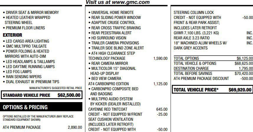 Certified 2022 GMC Sierra 1500 AT4 w/ AT4 Premium Package AWD/4WD image 2