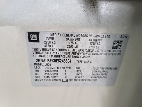 Used 2014 Chevrolet Equinox LT image 26