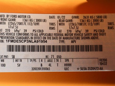 Used 2022 Ford Bronco Black Diamond image 54