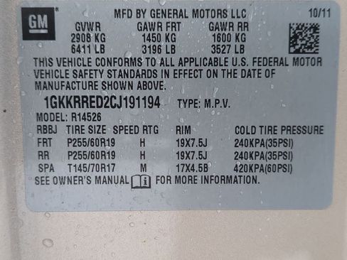 Used 2012 GMC Acadia SLT image 38