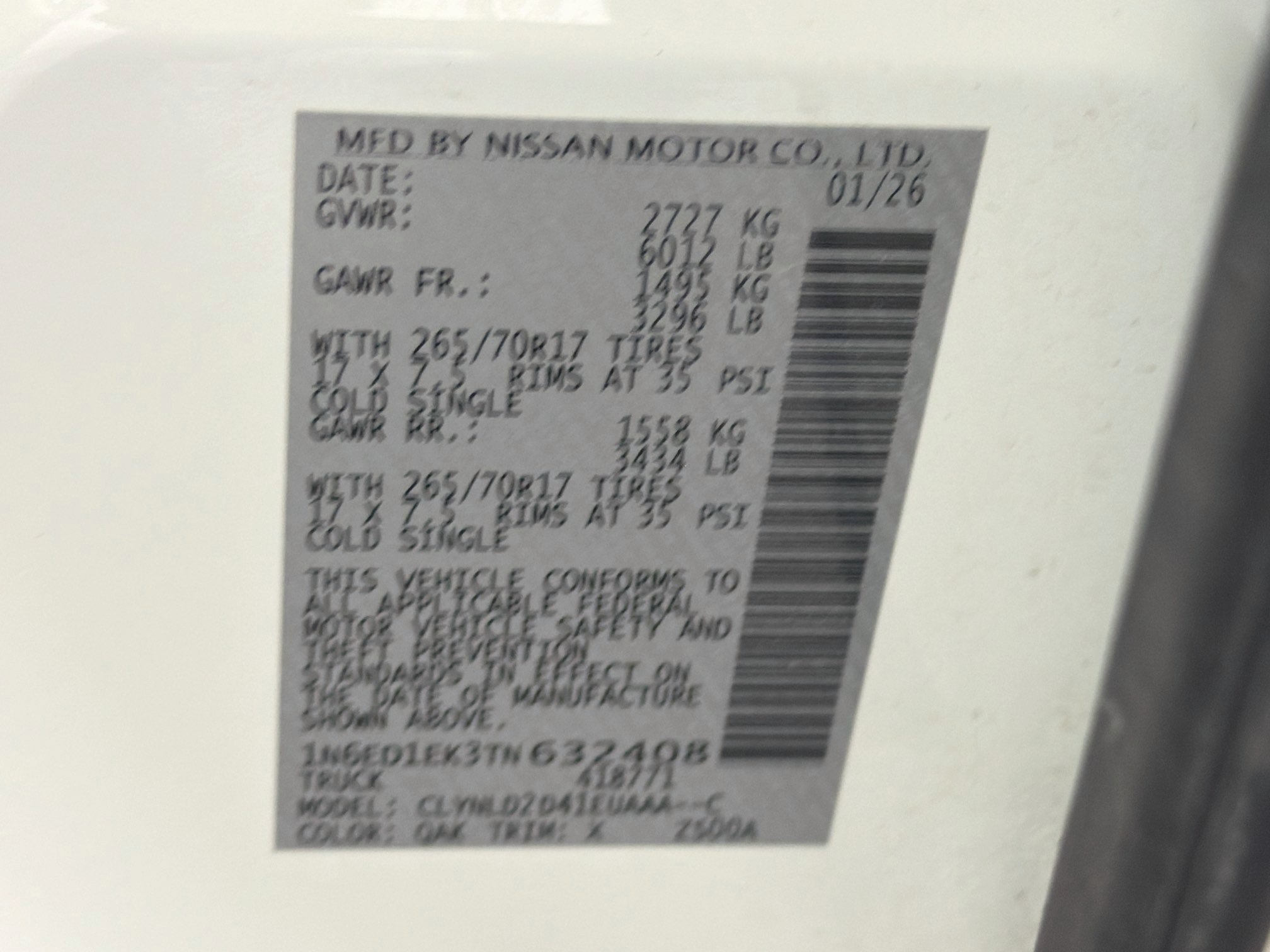 Used 2026 Nissan Frontier PRO-4X AWD/4WD image 12