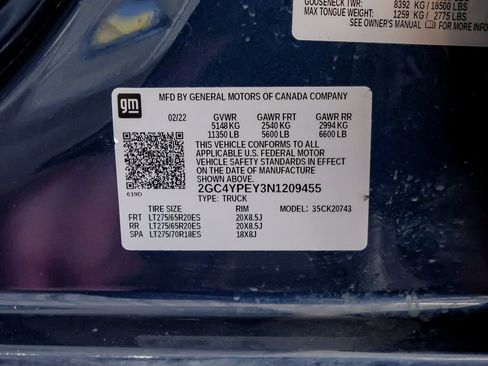 Used 2022 Chevrolet Silverado 2500 LTZ w/ LTZ Plus Package image 69