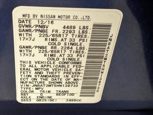 Used 2017 Nissan Rogue S w/ S Appearance Package image 24