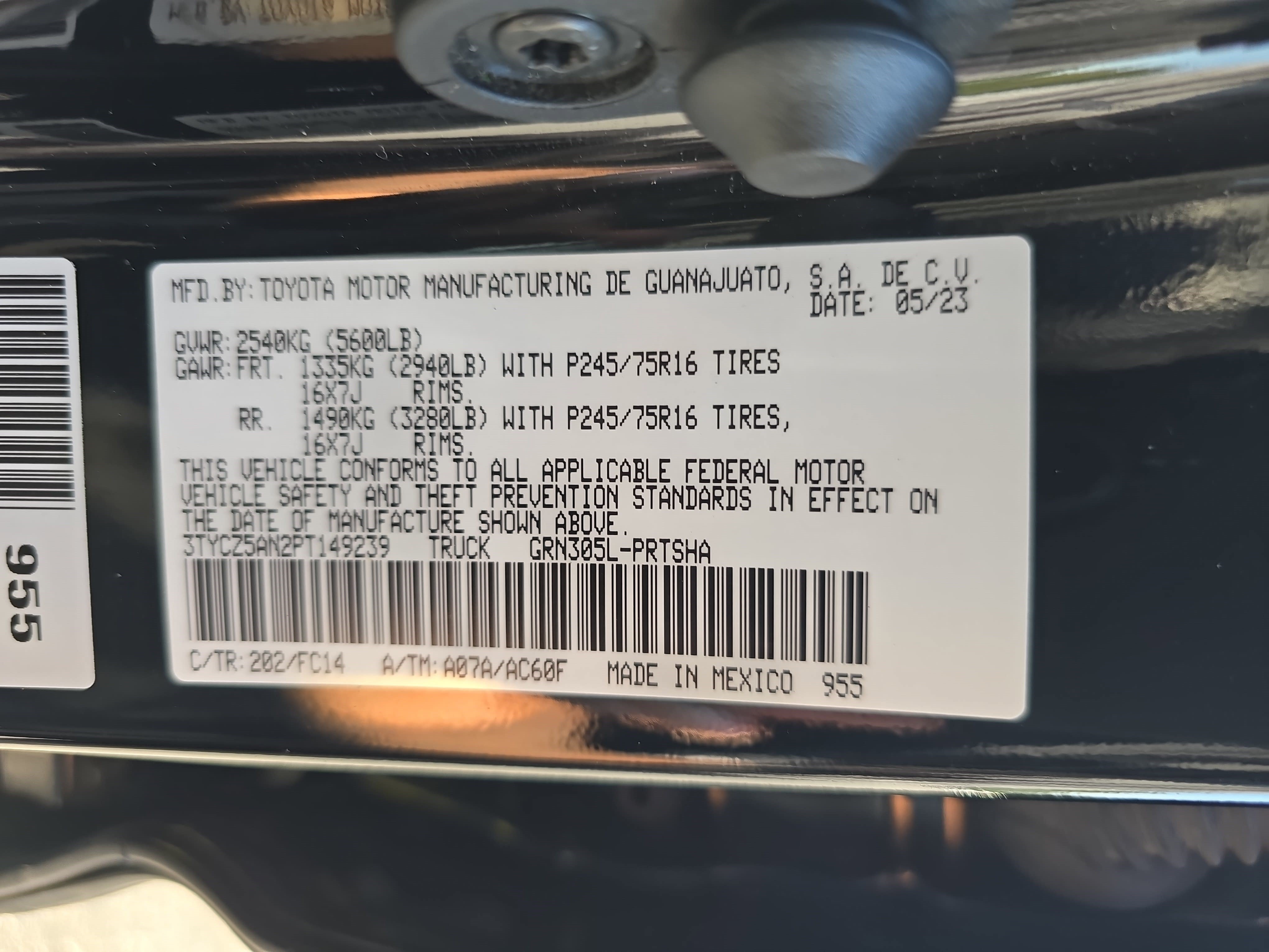 Used 2023 Toyota Tacoma SR5 w/ SX Package AWD/4WD image 31