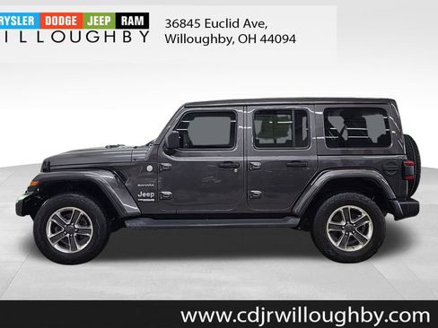 Used 2021 Jeep Wrangler Unlimited Sahara w/ Uconnect 4C Nav & Sound Group image 5