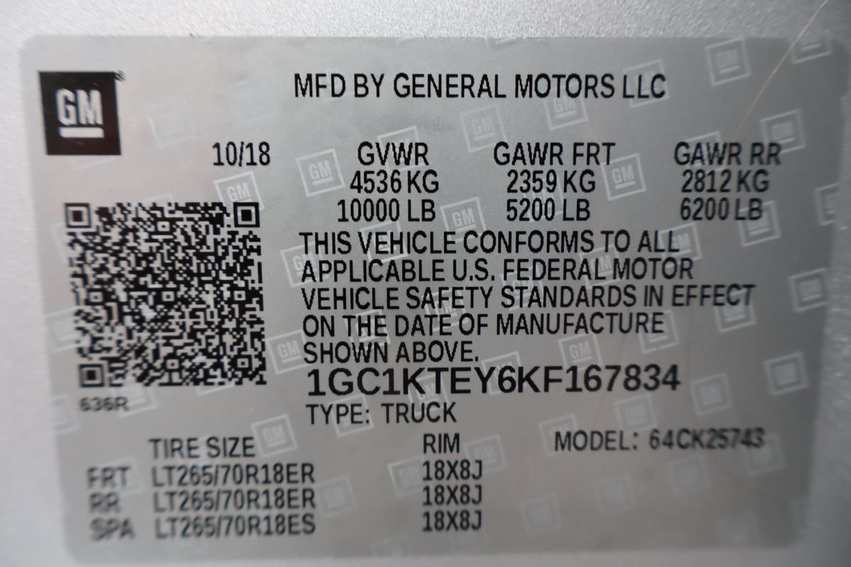 Used 2019 Chevrolet Silverado 2500 LTZ w/ Duramax Plus Package AWD/4WD image 45