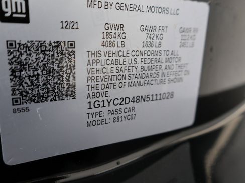 Used 2022 Chevrolet Corvette Stingray Premium Cpe w/ Z51 Performance Package image 39