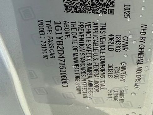 New 2026 Chevrolet Corvette Stingray w/ Z51 Performance Package image 35