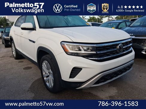 Used 2022 Volkswagen Atlas Cross Sport SE w/ Panoramic Sunroof Package FWD image 1