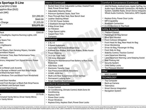 Certified 2023 Kia Sportage X-Line AWD/4WD image 2