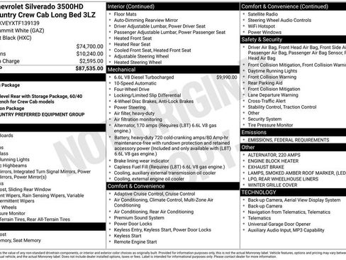 New 2026 Chevrolet Silverado 3500 High Country image 3