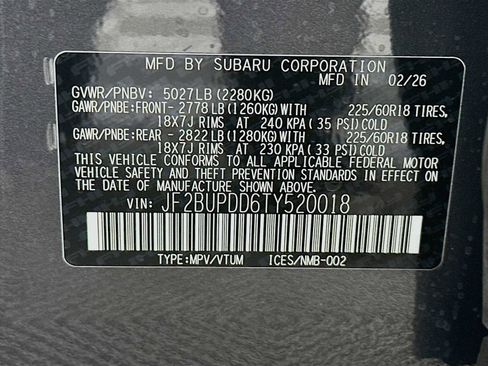 New 2026 Subaru Outback Limited image 31