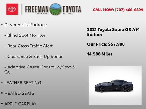 Used 2021 Toyota Supra A91 Edition w/ Driver Assist Package RWD image 5