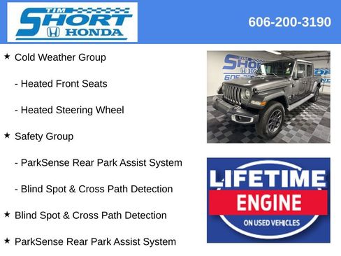 Used 2020 Jeep Gladiator Overland w/ Safety Group image 8