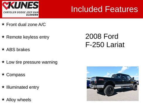 Used 2008 Ford F250 Lariat AWD/4WD image 3