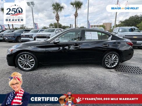 Used 2023 INFINITI Q50 Luxe w/ Cargo Package RWD image 4
