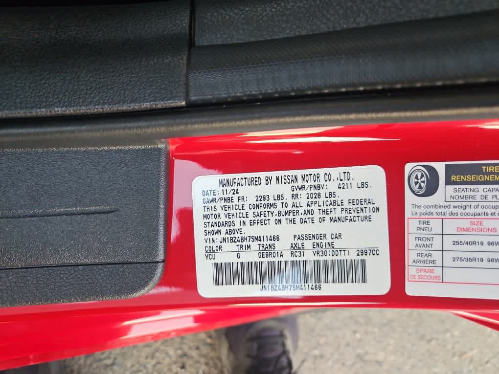 Used 2025 Nissan Z Performance w/ Floor Mat Package RWD image 21