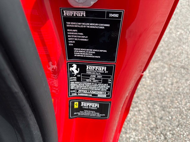 Used 2021 Ferrari F8 Tributo RWD image 37
