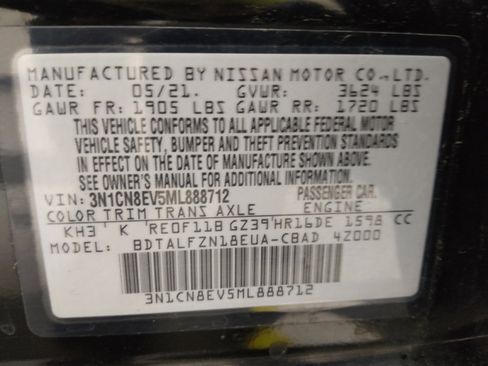 Used 2021 Nissan Versa SV image 33